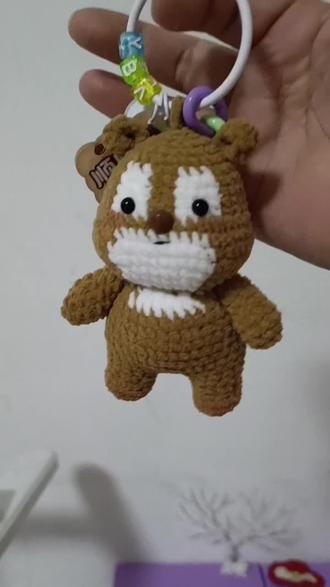 朋友们我又来晒单了,可可爱爱的熊大熊二已出#熊大熊二毛线色号#纯手工钩织玩偶 #熊大熊二毛线色号