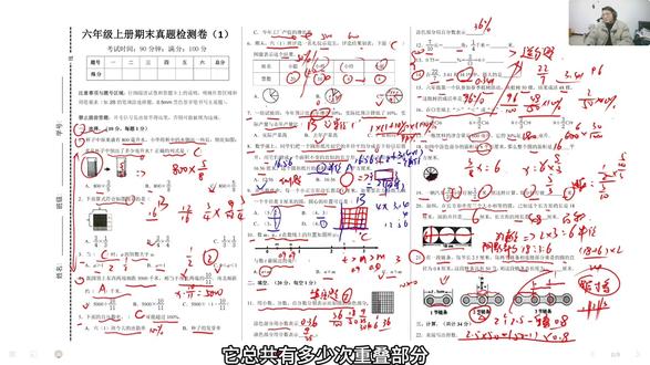 2025-2026学年六年级上册期末综合素质检测:这套真题卷难度高,适合考前备考复习冲刺高分,考点全面,题型新颖#六年级数学上册 #期末考试 #小学数学解题技巧