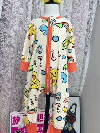 纯棉婴幼儿童连体睡衣家居服套装,防踢被子,无骨包边,3头拉链款,日常穿睡觉穿!#质量杠杠的好 #纯棉连体衣 #潮酷穿搭