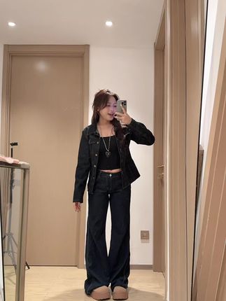 #牛仔裤 #显瘦裤子 #牛仔裤穿搭 #牛仔外套#显瘦穿搭