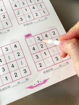 适合3岁以上玩的数独游戏书,不仅可以提高孩子的思维能力还可以锻炼孩子的专注力!#数独 #幼小衔接 #思维训练