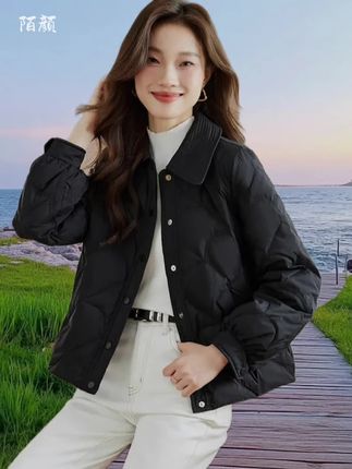 #小香风短款棉服#宽松休闲洋气棉袄外套#洋气百搭#外套穿搭#洋气显瘦
