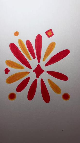 教你这样画烟花表情包,一学就会#画画 #简笔画 #一起学画画 #表情包 #新年快乐