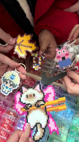 过年最安静好玩的活动#拼豆 #拼豆图纸 #拼豆教程 #手工 #过年