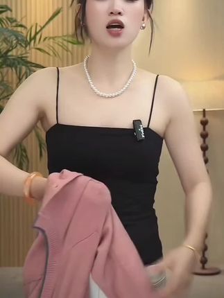 【GZFR】秋季新撞色双层领外套气质百搭宽松圆领针织小香风羊毛开衫#质量保证 #高级感穿搭