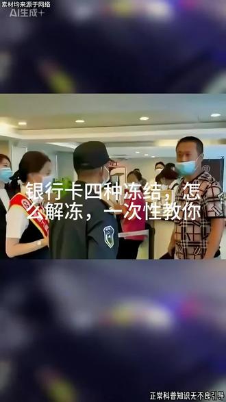 银行卡四种冻结,一次性教你解决 #银行卡冻结#银行卡被冻结怎么办 #解冻分享
银行卡四种冻结,教你区别处理,有效解决问题,正常普法,无不良引导!