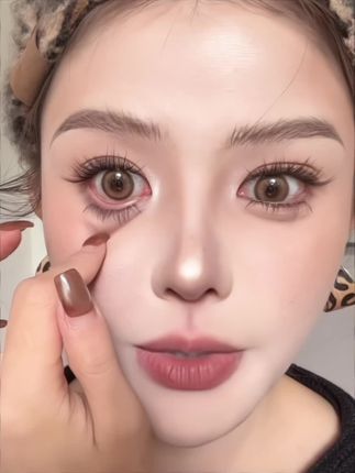 韩姬儿青木浅棕~各种妆容都适配的美瞳分享来了!水润舒服花色也好看,还是三明治工艺~#眼珠子 #美瞳 #隐形眼镜