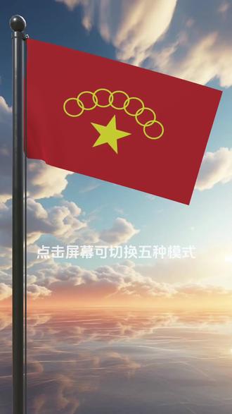 缅甸联邦第一特区果敢同盟军军旗。