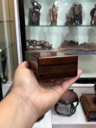 大红酸枝独板机关盒#文房雅器 #文玩收藏 #机关盒#鲁班盒#大红酸枝