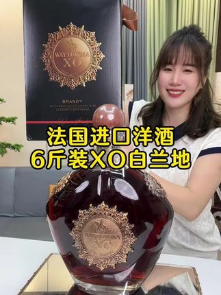 法国 6斤装威头马徽章XO白兰地 3L 礼盒装#好喝不贵 #性价比好酒 #高档大气上档次 #送礼佳品