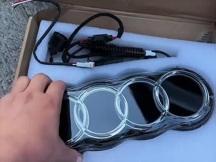 适用奥迪升级车标改装A6A5A4Q5Q3A8Q6Q4品质动感透光奥迪发光车标#奥迪#发光车标#炫酷车灯#科技感拉满#暗夜神器