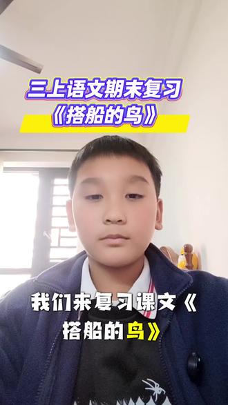 三上语文期末复习《搭船的鸟》#每日复习