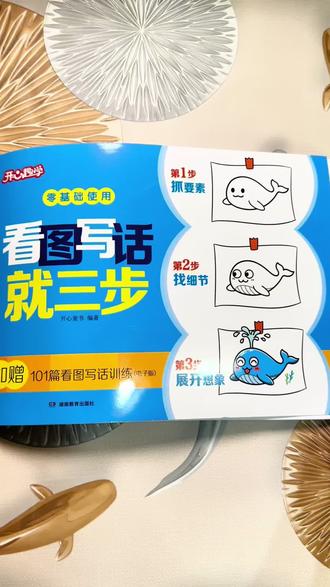 一二年级看图写话 看图写话是一二年级重难点,每天拿出15分钟阅读朗诵范文,积累好词好句好段,积累素材,为写作打基础#看图写话 #每天进步一点点#小学看图写话