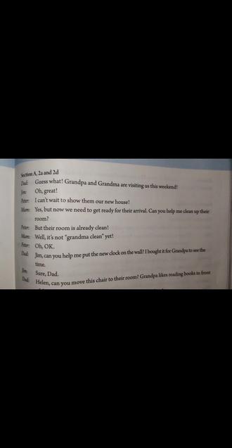 人教版英语8年级上册第95页。