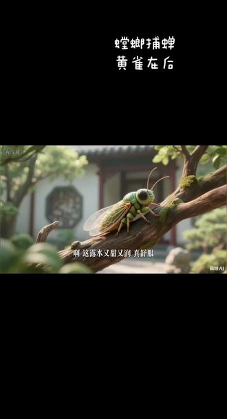 爆笑寓言故事|螳螂捕蝉,闹出大笑话#螳螂捕蝉黄雀在后 #寓言故事 #国学启蒙 #儿童动画 #趣味小故事