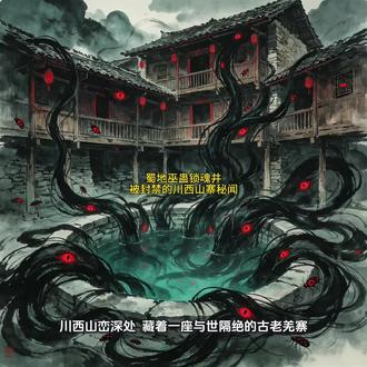 蜀地巫蛊锁魂井:被封禁的川西山寨秘闻 🔴川西山寨藏着口锁魂井!灯笼照出红眼藤,井水翻涌着秘密…敢点开看真相吗?😱#原创 #民间故事 #中式恐怖 #原创作品 #创作人计划