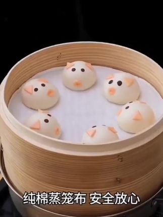 纯棉加厚圆:/ 形蒸笼布不粘蒸布家用蒸馍纱布馒头蒸垫笼屉布垫蒸笼垫…#好物推荐分享 #健康美食 #每日分享 #健康安全#家庭日常 @巨量千川