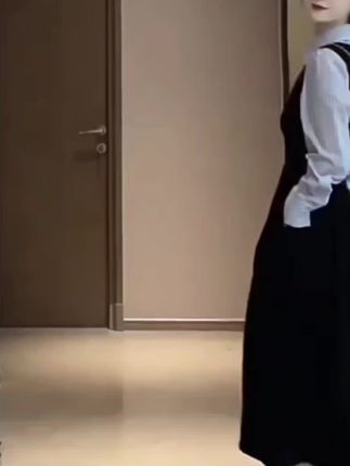 大码假两件条纹拼接连衣裙女春秋新款胖mm赫本风收腰显瘦减龄裙子#连衣裙 #大码女装 #显瘦穿搭 #气质穿搭 #高级感穿搭