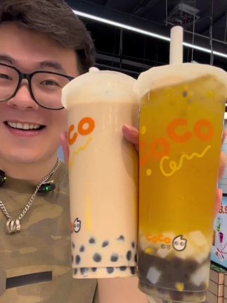 CoCo买一送一啦!只要15元,鲜百香双响炮、奶茶三兄弟、懒人石榴冰可以任选两杯!#CoCo都可、#CoCo奶茶、#周三Co粉日#谁懂这一口的好吃程度、#吃货日常