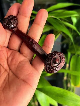 如意#手把件#木雕工艺 #手工雕刻工艺品