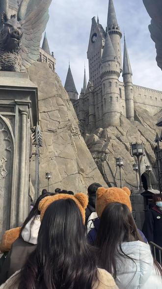 #环球影城 #哈利波特 #禁忌之旅 #陪娃玩 #我的旅行日记 2026.2.23 过年最后一天 9点入园 第一波哈利波特禁忌之旅实时状态, 这是谁研究出来的贪吃蛇排队?就问你晕不晕?