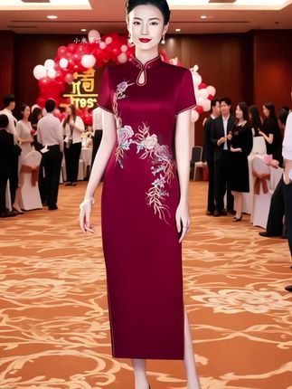 #婚庆礼服#喜婆婆喜妈妈 精致优雅#晚宴礼服#敬酒服#高级感穿搭