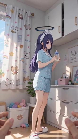 #AI保姆的喂奶时刻 #随变ai随便玩 #随变app #蔚蓝档案#早濑优香