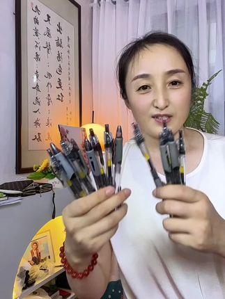 #创作灵感 3.99到手整整12支高品质中性笔,学习办公都能用,真是太划算了#中性笔 #可按动中性笔 #签字笔#学习用品