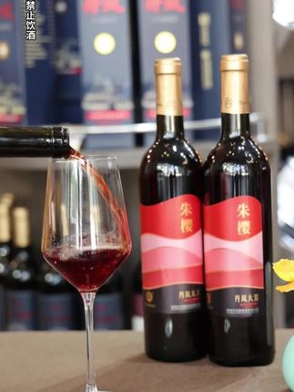 中秋聚餐不知道喝什么,就选这款朱樱甜红 #葡萄酒#丹凤酒庄#百元好酒#中秋#敬自己一杯酒