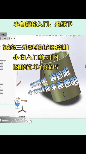 一不小心就出点错的图 #小白入门 #三维建模#钣金拆图solidworks #创作者中心 #创作灵感