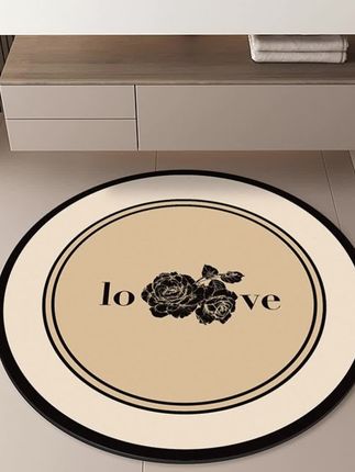 圆形浴室硅藻泥地垫洗漱吸水脚垫免洗卫生间防滑地毯 #地垫门垫 #防滑垫 #地垫 #圆形地垫 #好物推荐