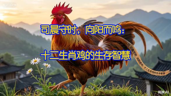 十二生肖鸡:啼破晨昏,悟透生存的至简智慧 #上热门🔥 #十二生肖 #生存智慧 #十二生肖鸡 @抖音小助手 @DOU+小助手