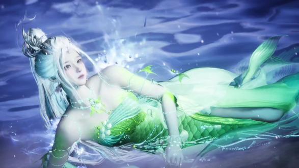 什么叫大白菜!告诉我!什么叫大白菜躺那了!这叫人鱼!!#燕云十六声 #燕云十六声新和鸣 #人鱼 #灵蛟织梦