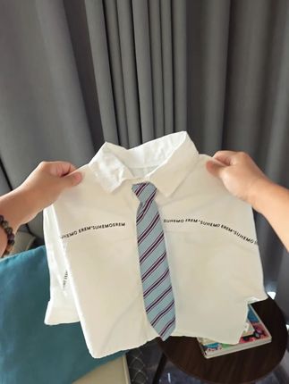 超百搭超洋气的学院风小衬衫,无论是搭配牛仔裤还是休闲裤都好看#儿童衬衫 #衬衫 #高品质童装 #潮童穿搭 #学院风穿搭