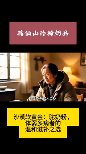 驼奶粉,体弱多病者的温和滋补之选#滋补#冬季#骆驼奶粉@抖音小助手 @DOU+小助手