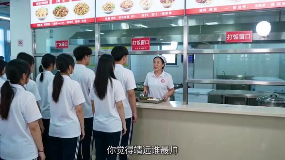 女生颜之有理
#AI #豆包 #食堂阿姨打饭 #搞笑AI #靖远