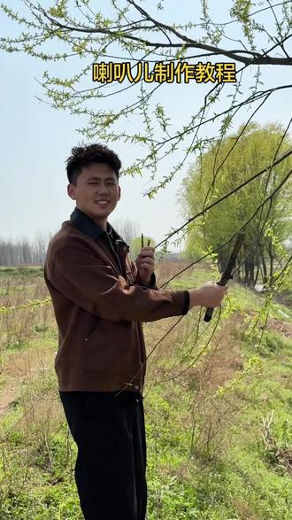 #踏青 #柳树喇叭 是春天的感觉