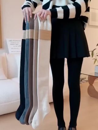 加长到大腿的袜子不往下掉不容易起球现在价格还便宜#袜子袜子神奇的袜子