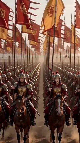 有点酷 @洛天溪 来看看我们一起创作的视频吧 #AI金甲红甲出征记 #随变ai随便玩 #随变app