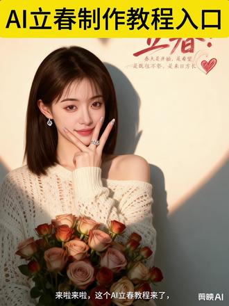 AI立春#剪映 #剪同款模板 #立春 #热门话题 #热门话题热点榜