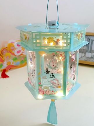 中秋快到了,灯笼安排上!#中秋快乐 #中秋节 #中秋节手工灯笼