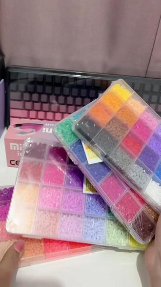 #青年创作者激励计划 终于还是对拼豆下手了#拼豆图纸 #开箱vlog