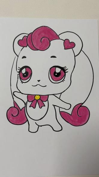 比赛画爱心萌可、你觉得谁画的好呢#奇妙萌可简笔画 #一起学画画吧 #创作者中心 #创作灵感