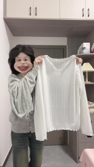 平价又好穿!简直白月光罩衫#平价罩衫#罩衫推荐#纯色罩衫#罩衫推荐#防晒罩衫