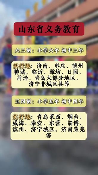 五四制和六三制的区别 你所在的区域是54制还是63制?他们有什么区别?一张图说明白#教辅 #图书#图书供应链#五四制