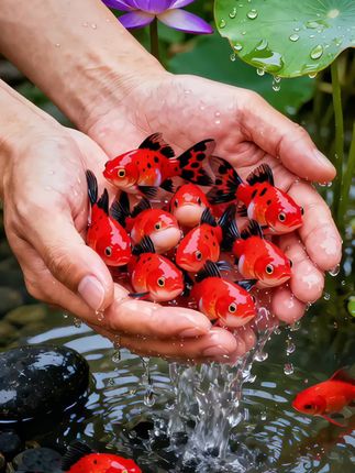 水族箱里的小红星 #红米奇鱼 是会游动的“爱心使者”!尾鳍缀着灵动红点,银白身躯裹着淡淡橙红,群游时像撒入水中的细碎星光。小巧活泼不挑食,新手也能轻松养,摆尾间满是快乐感,让鱼缸瞬间鲜活起来~#观赏鱼 #水族爱好者 #轻松养鱼 #鱼缸里的大自然
