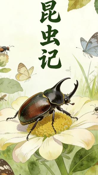 #每天学习一点点 昆虫世界的百科全书,科学与文学的双重经典。
在法国南部的荒石园,法布尔化身“昆虫界的荷马”,用诗人的笔触与科学家的严谨,为我们打开精妙绝伦的微观宇宙之门。他深入观察圣甲虫的粪球艺术、螳螂的致命婚仪、蜘蛛的织网奇迹、蝎子的生死之谜等昆虫行为,揭示其生存智慧与生命壮歌。#昆虫记