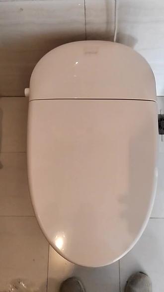 智能马桶自动冲水功能关闭,落座状态下,长按冲水键3秒,打开或者关闭自动冲水功能#箭牌#智能马桶维修