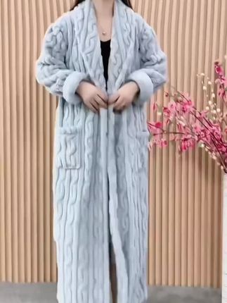 【衣雅严选】8055-23#幽兰原版正品特惠系带加厚加大男士睡衣浴袍#妈呀太香了 #睡衣家居服 #家居服睡衣