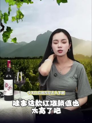 览翠【有机】2019国货一级园红酒宁夏贺兰山东麓干红葡萄酒混酿#健康 #每日分享 #热点 #酒知识